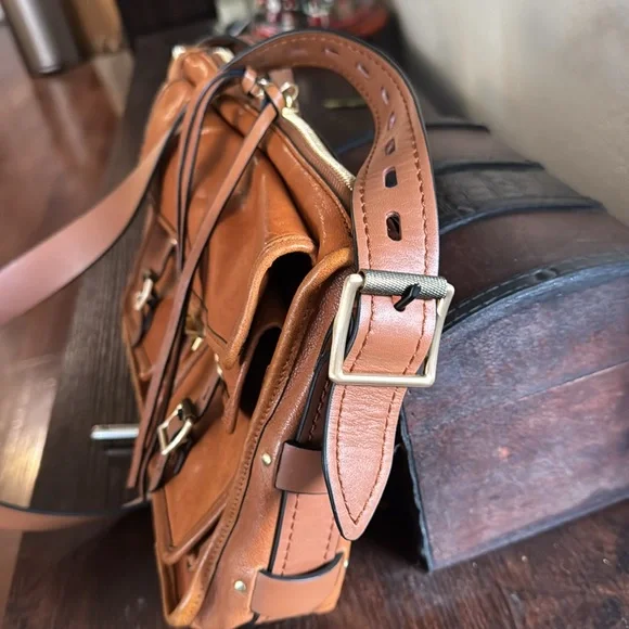 Rag&Bone Stylish Tan Leather Bag - Picture 3 of 10